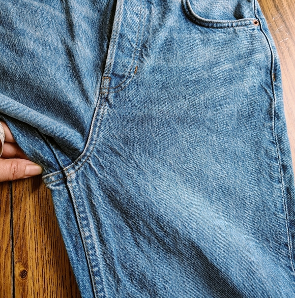 Reformation Cynthia High Rise Straight Women's Jeans Button Fly Medium Wash 27. - Picture 16 of 16